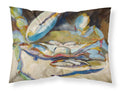 Big Crab Claw Blue Crab Standard Pillowcase Lightweight Super Soft Easy Care Decorative Artwork Pillowcase, Standard