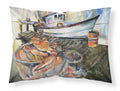 Blue Crab Trap Standard Pillowcase Lightweight Super Soft Easy Care Decorative Artwork Pillowcase, Standard