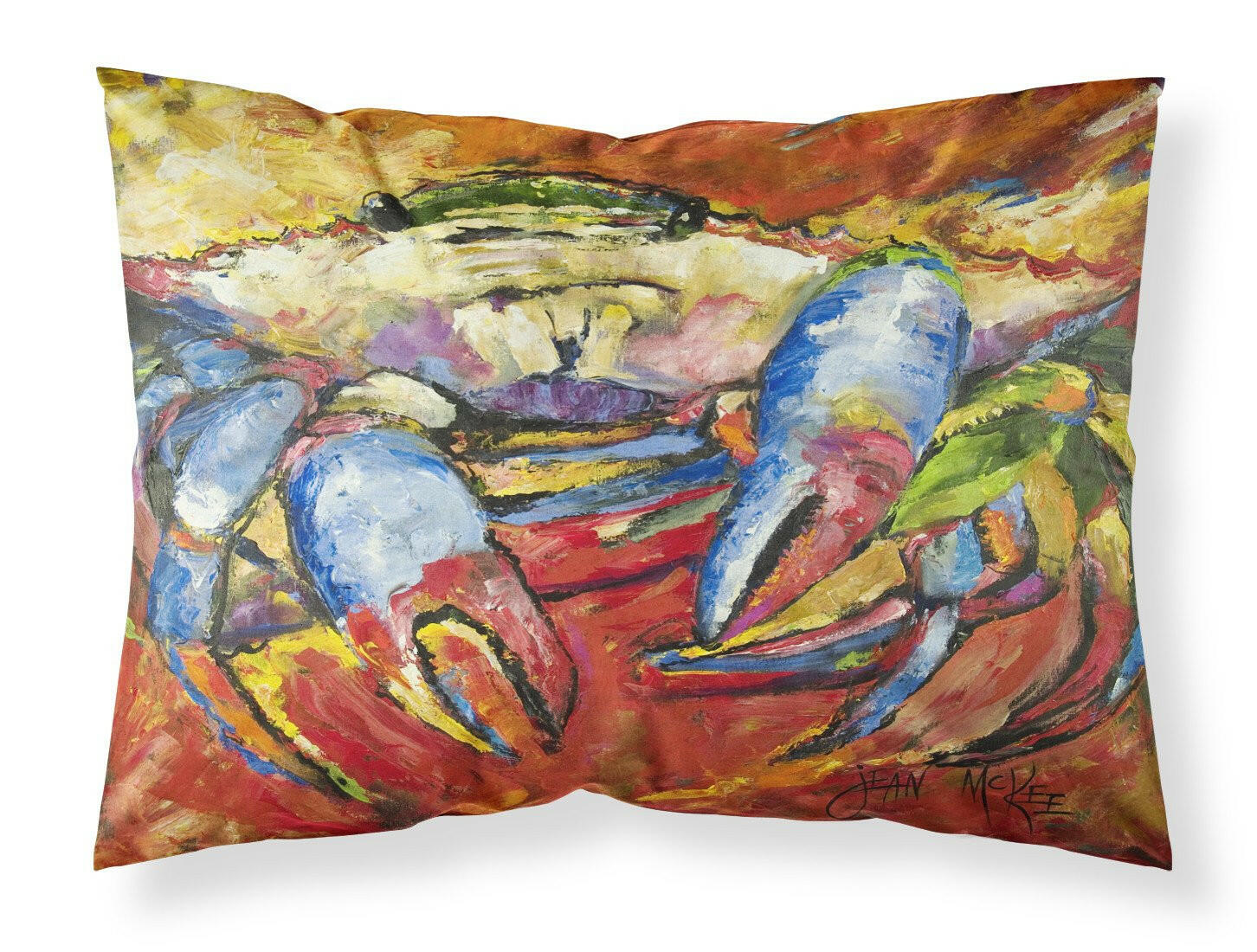 Blue Crab Red Standard Pillowcase Lightweight Super Soft Easy Care Decorative Artwork Pillowcase, Standard