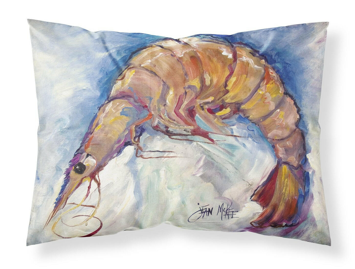 Shrimp Standard Pillowcase Lightweight Super Soft Easy Care Decorative Artwork Pillowcase, Standard