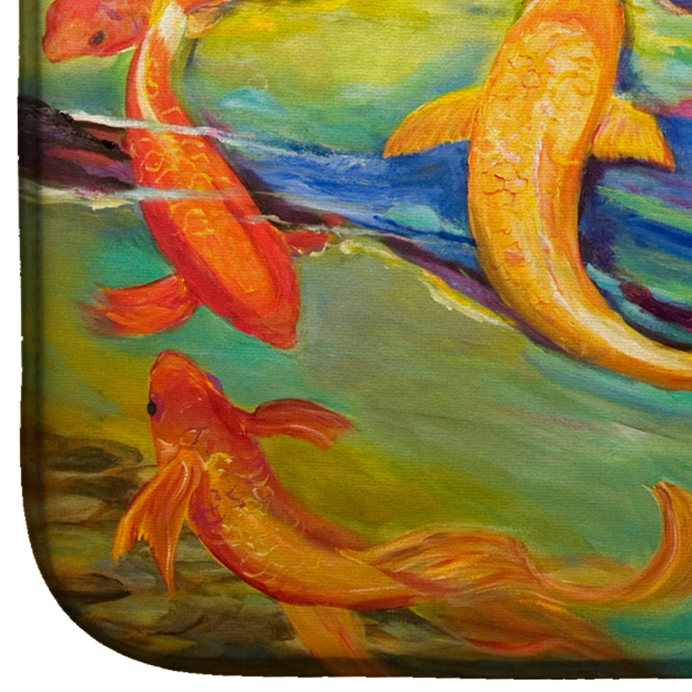 Koi Dish Drying Mat Absorbent Dish Drying Mat Pad for Kitchen Counter Dish Drainer Mat for Countertop, 14 x 21", Multicolor