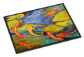 Koi Doormat Indoor Outdoor 24H X 36W Front Door Mat Rugs for Entryway, Non Slip Washable Low Pile,