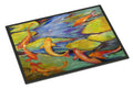 Koi Doormat Indoor Outdoor 18H X 27W Front Door Mat Rugs for Entryway, Non Slip Washable