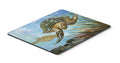 Loggerhead Sea Turtle Mouse Pad, Heat Resistant Trivet Hot Pad , Non Slip Rubber Desk Mat, Kitchen Counter Protector, Home Office Decor Gift