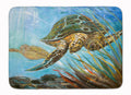 Loggerhead Sea Turtle Memory Foam Kitchen Mat Machine Washable Anti-Fatigue Cushion Comfort Bath or Kitchen Rug