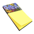 Hydrangeas and Sunflowers Watercolor Sticky Note Holder Refillable Dispenser Desk Accessory 3x3 Pad Gift