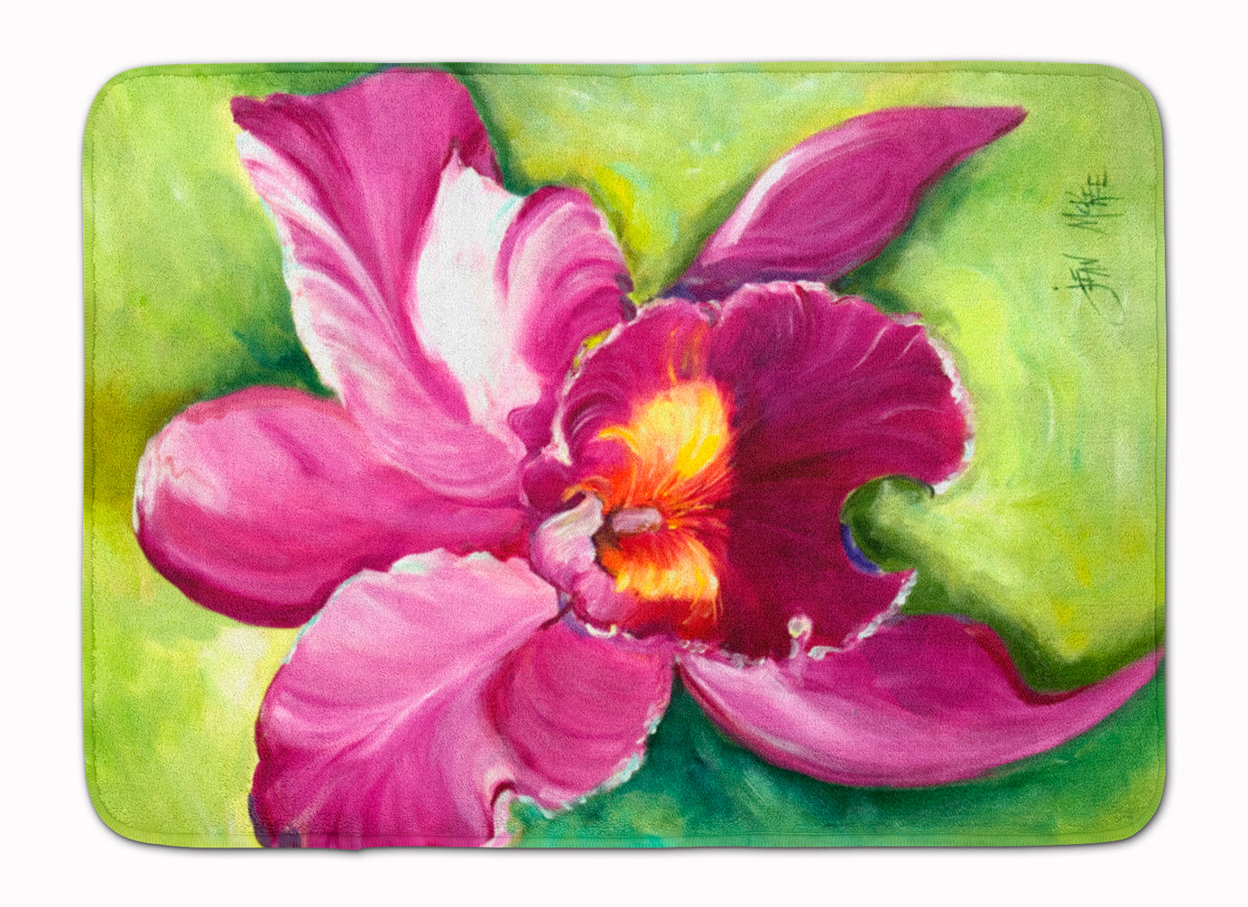 Orchid Memory Foam Kitchen Mat Machine Washable Anti-Fatigue Cushion Comfort Bath or Kitchen Rug