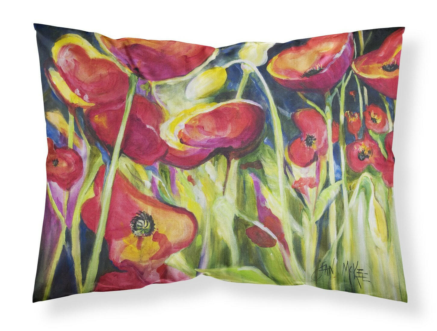 Red Poppies Standard Pillowcase Lightweight Super Soft Easy Care Decorative Artwork Pillowcase, Standard