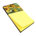 Sunflowers Watercolor Sticky Note Holder Refillable Dispenser Desk Accessory 3x3 Pad Gift