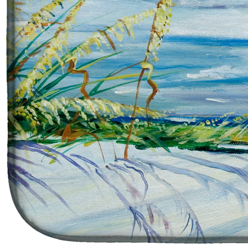 Sea Oats Dish Drying Mat Absorbent Dish Drying Mat Pad for Kitchen Counter Dish Drainer Mat for Countertop, 14 x 21", Multicolor