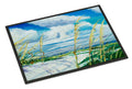 Sea Oats Doormat Indoor Outdoor 24H X 36W Front Door Mat Rugs for Entryway, Non Slip Washable Low Pile,