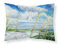 Sea Oats Standard Pillowcase Lightweight Super Soft Easy Care Decorative Artwork Pillowcase, Standard