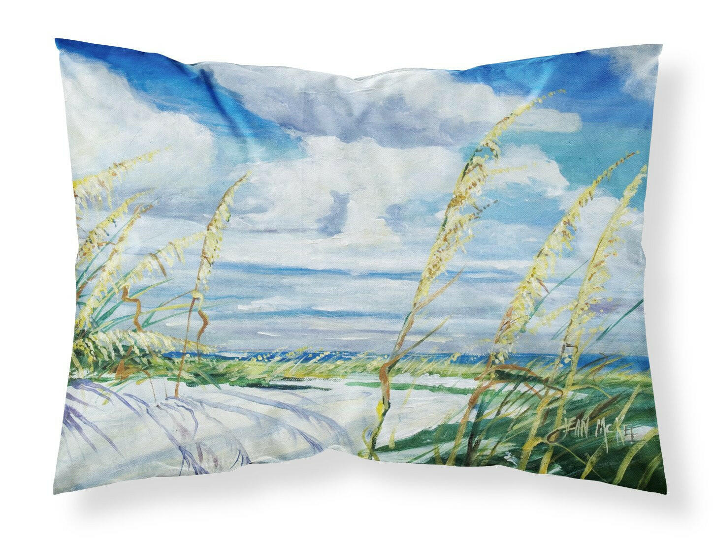 Sea Oats Standard Pillowcase Lightweight Super Soft Easy Care Decorative Artwork Pillowcase, Standard