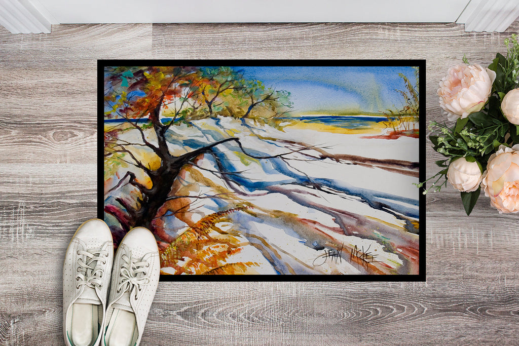 Sand Dune Doormat Indoor Outdoor 24H X 36W Front Door Mat Rugs for Entryway, Non Slip Washable Low Pile,