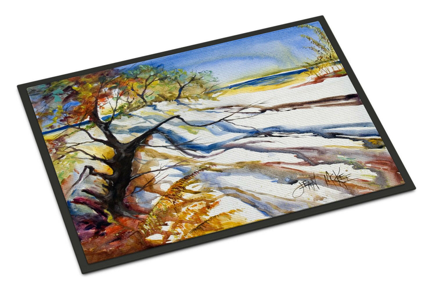 Sand Dune Doormat Indoor Outdoor 18H X 27W Front Door Mat Rugs for Entryway, Non Slip Washable
