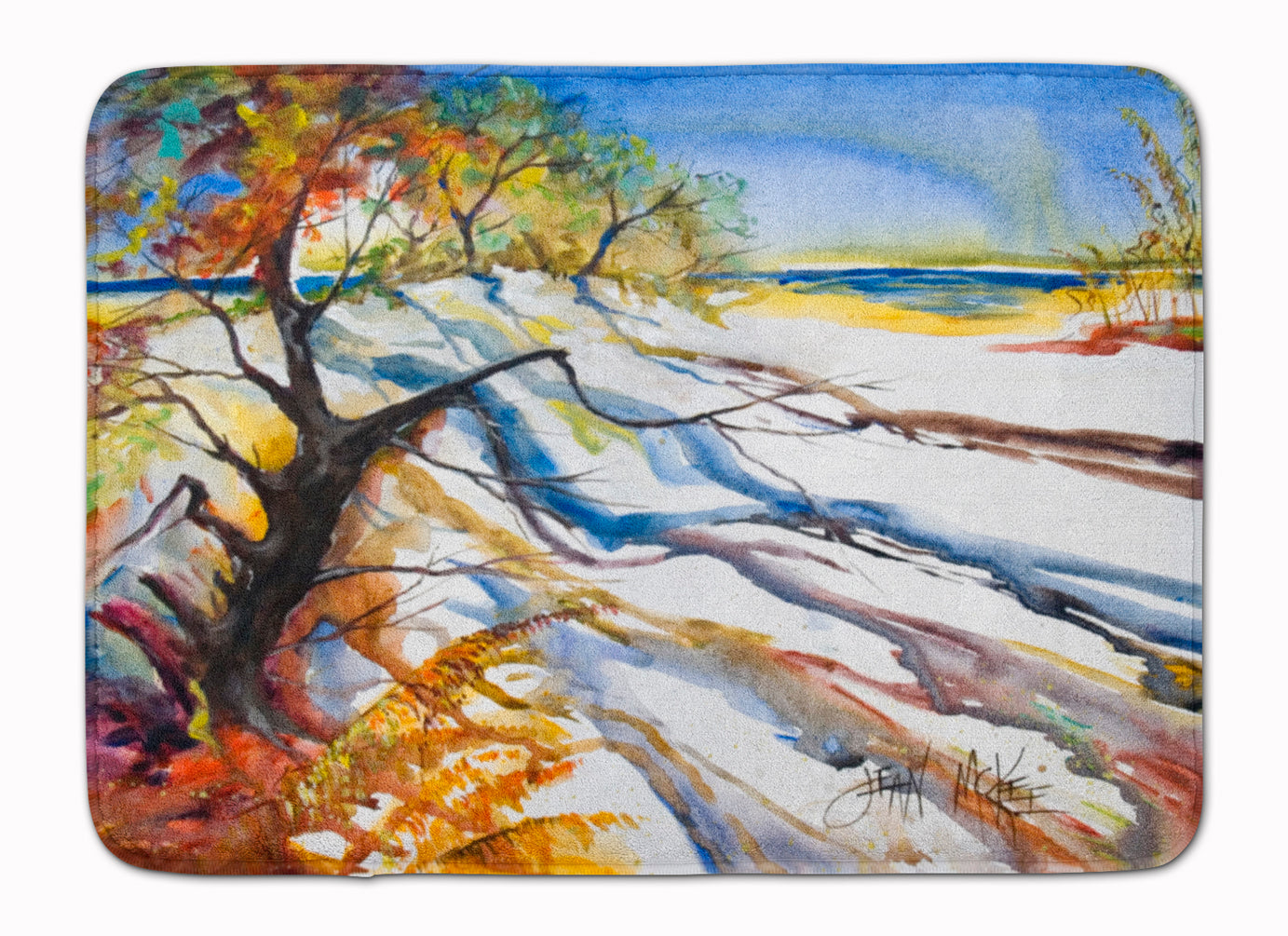 Sand Dune Memory Foam Kitchen Mat Machine Washable Anti-Fatigue Cushion Comfort Bath or Kitchen Rug