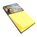 Sand Dune Watercolor Sticky Note Holder Refillable Dispenser Desk Accessory 3x3 Pad Gift