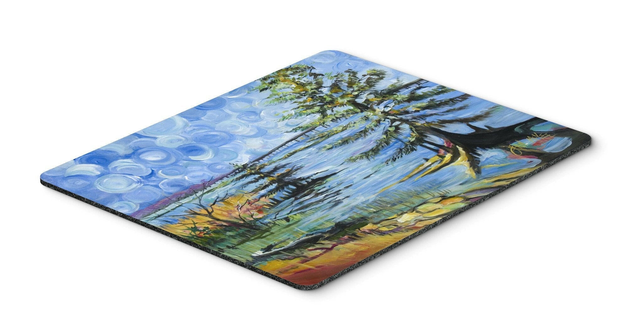 Life on the Causeway Mouse Pad, Heat Resistant Trivet Hot Pad , Non Slip Rubber Desk Mat, Kitchen Counter Protector, Home Office Decor Gift