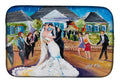 Our Wedding Day Dish Drying Mat Absorbent Dish Drying Mat Pad for Kitchen Counter Dish Drainer Mat for Countertop, 14 x 21", Multicolor