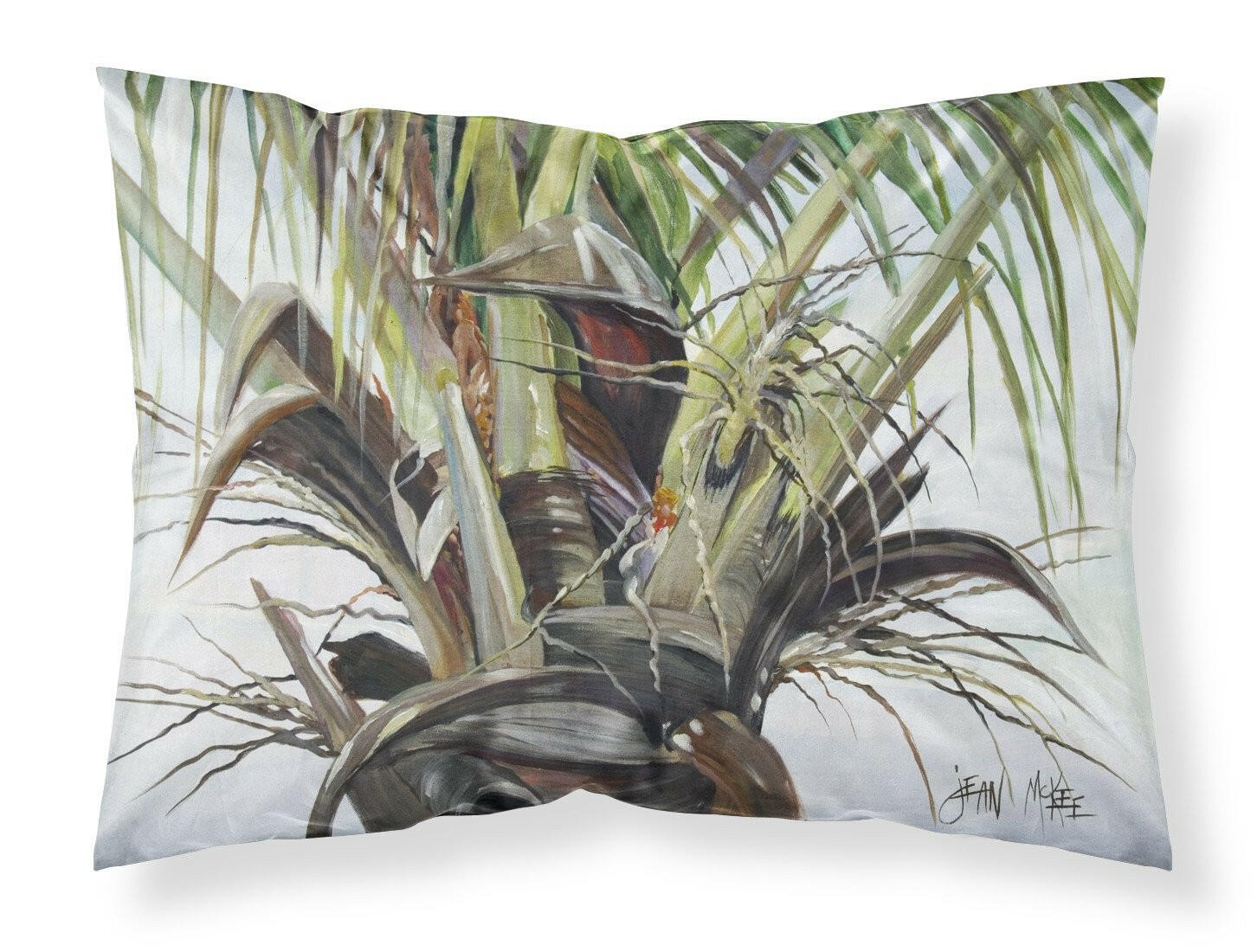 Top Palm Tree Standard Pillowcase Lightweight Super Soft Easy Care Decorative Artwork Pillowcase, Standard