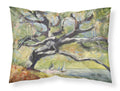 Oak Tree on the Bay with Sailboats Standard Pillowcase Lightweight Super Soft Easy Care Decorative Artwork Pillowcase, Standard