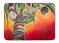 Sunset on the Coconut Tree Memory Foam Kitchen Mat Machine Washable Anti-Fatigue Cushion Comfort Bath or Kitchen Rug