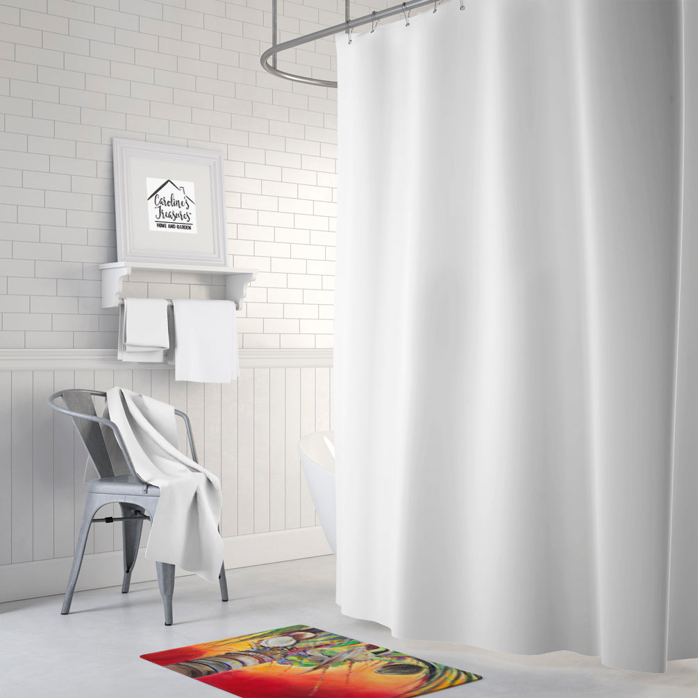 Sunset on the Coconut Tree Memory Foam Kitchen Mat Machine Washable Anti-Fatigue Cushion Comfort Bath or Kitchen Rug