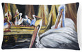 Pelicans Decorative Throw Pillow 12x16 Indoor Outdoor Accent Cushion, Fabric Cover with Insert for Sofa, Bed, Porch & Living Room