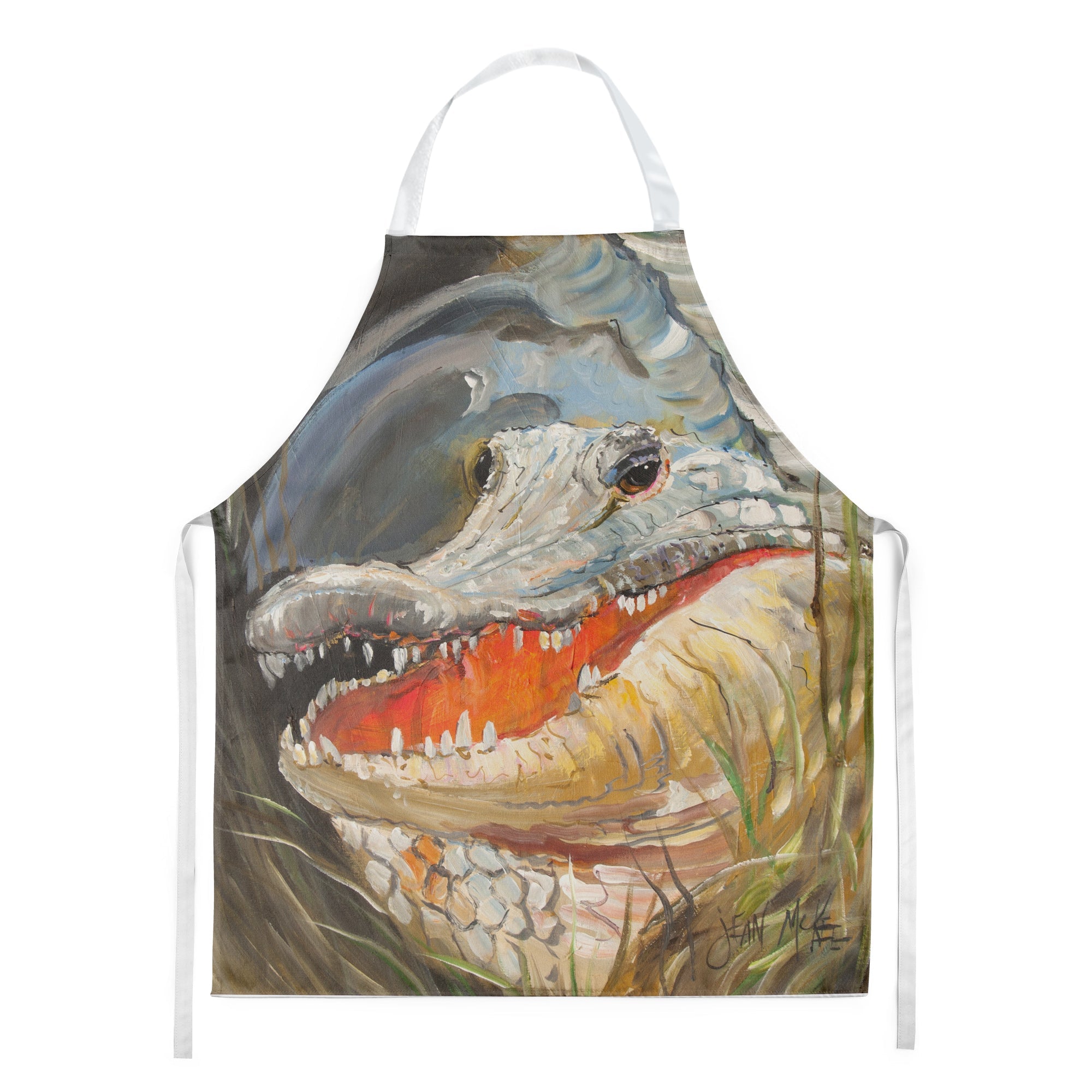 Alligator Apron Cooking Kitchen Server Baking Crafts Gardening for Adult Women Men, Unisex, Large, Multicolor