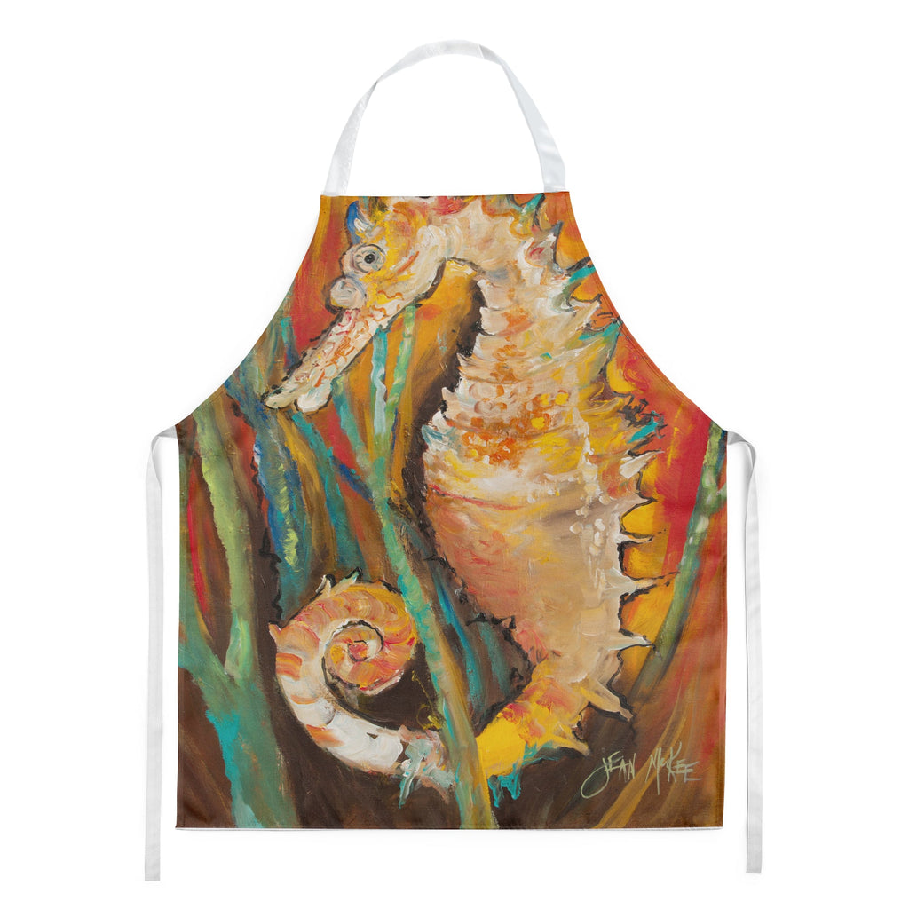 Seahorse Apron Cooking Kitchen Server Baking Crafts Gardening for Adult Women Men, Unisex, Large, Multicolor