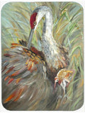 Sandhill Crane with baby Mouse Pad, Heat Resistant Trivet Hot Pad , Non Slip Rubber Desk Mat, Kitchen Counter Protector, Home Office Decor Gift