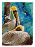 Pelicans Remembering House Flag 28x40 Porch Sleeve Pole Decorative Outside Yard Banner Artwork Wall Hanging, Polyester