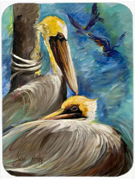 Pelicans Remembering Mouse Pad, Heat Resistant Trivet Hot Pad , Non Slip Rubber Desk Mat, Kitchen Counter Protector, Home Office Decor Gift