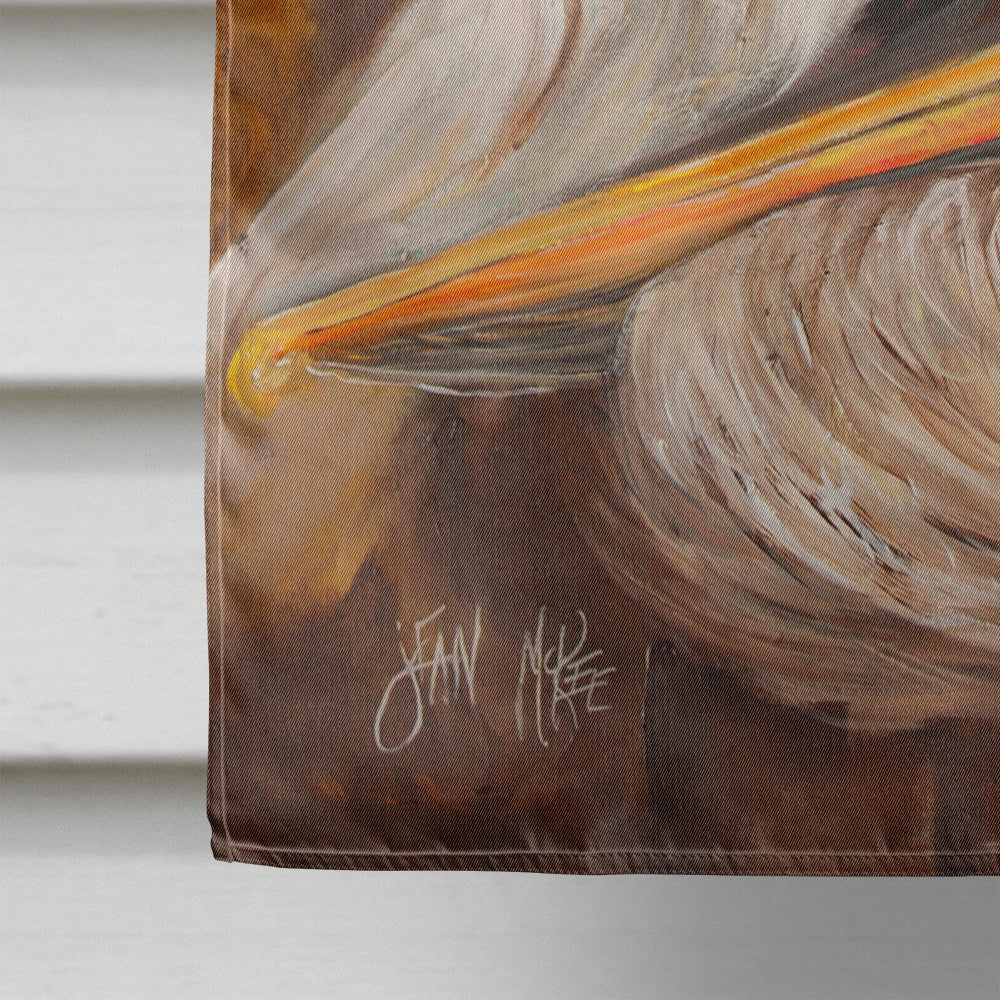 Brown Pelicans House Flag 28x40 Porch Sleeve Pole Decorative Outside Yard Banner Artwork Wall Hanging, Polyester