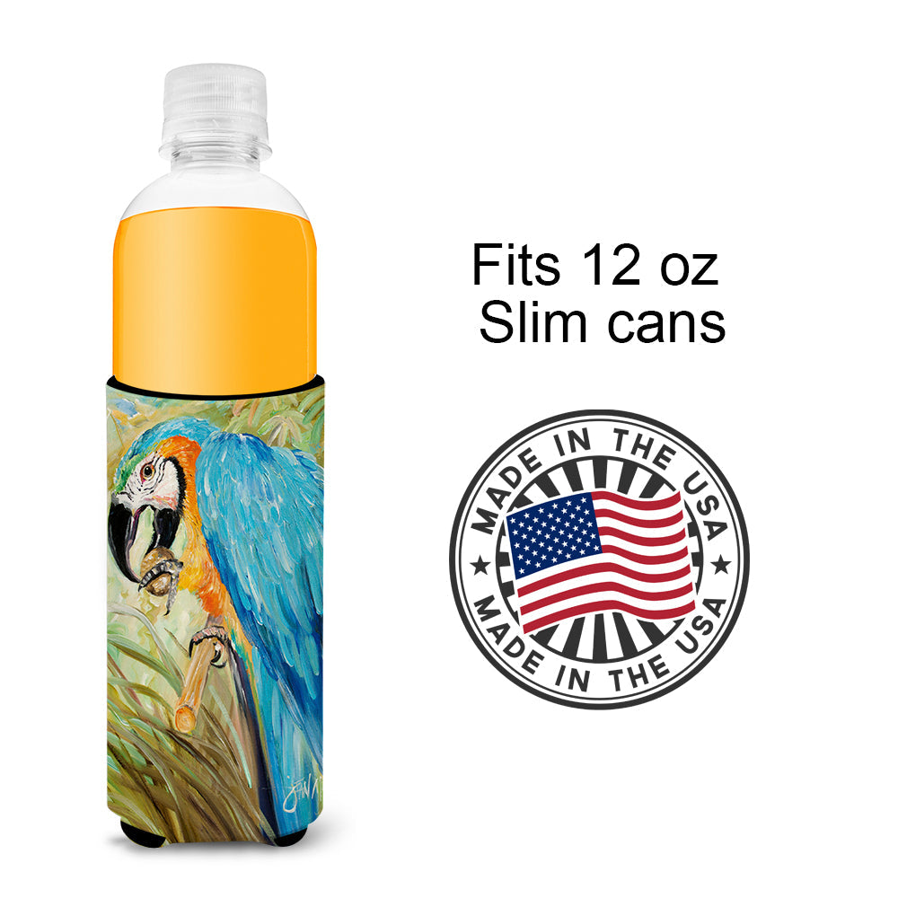 Blue Parrots Slim Can Hugger , Insulated Foam Hugger for 12 oz Slim Cans, Beer Bottles & Water Bottles, Printed in USA