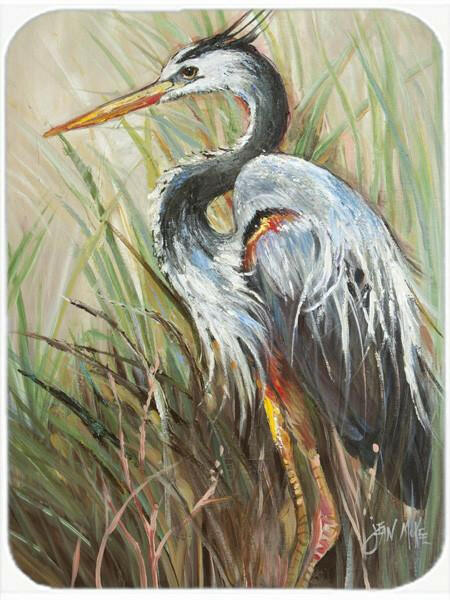 Blue Heron Gazing West Mouse Pad, Heat Resistant Trivet Hot Pad , Non Slip Rubber Desk Mat, Kitchen Counter Protector, Home Office Decor Gift