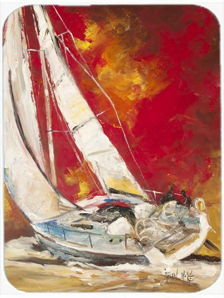 Red Sailboat Mouse Pad, Heat Resistant Trivet Hot Pad , Non Slip Rubber Desk Mat, Kitchen Counter Protector, Home Office Decor Gift