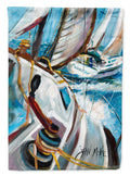 Pain Killer Sailboat Race House Flag 28x40 Porch Sleeve Pole Decorative Outside Yard Banner Artwork Wall Hanging, Polyester