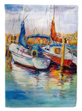 Mississippi Sailboats House Flag 28x40 Porch Sleeve Pole Decorative Outside Yard Banner Artwork Wall Hanging, Polyester