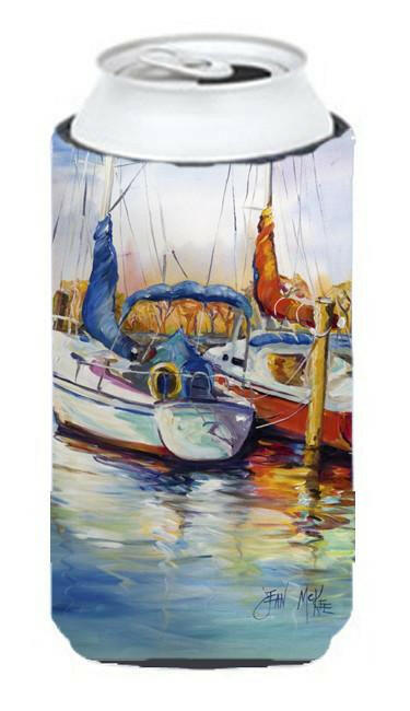 Mississippi Sailboats Tall Boy Hugger Can Cooler Sleeve Machine Washable Drink Collapsible Insulator Beverage Insulated Holder