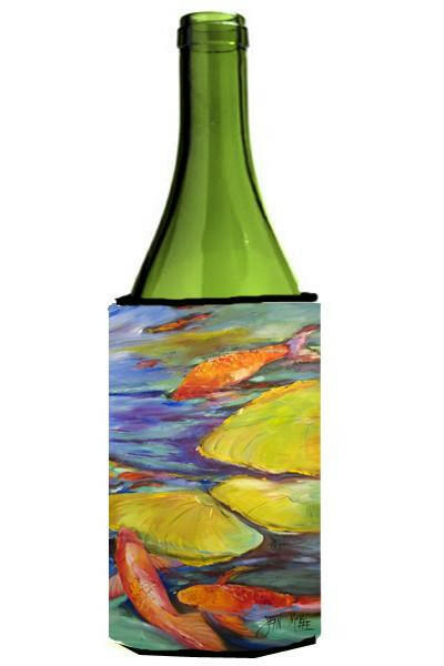 Koi Wine Bottle Hugger Gift Sleeve for Standard 750 ml Bottles, Insulated Reusable Also Fits Mini Shot & Pint Bottles