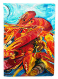 Crawfish House Flag 28x40 Porch Sleeve Pole Decorative Outside Yard Banner Artwork Wall Hanging, Polyester