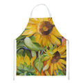 Sunflowers Apron Cooking Kitchen Server Baking Crafts Gardening for Adult Women Men, Unisex, Large, Multicolor