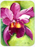 Orchid Cutting Board Tempered Glass Kitchen Cutting Surface, Heat Resistant Chopping, Non-Slip Feet, Food Prep & Serving