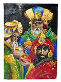 The Three Wise Men House Flag 28x40 Porch Sleeve Pole Decorative Outside Yard Banner Artwork Wall Hanging, Polyester