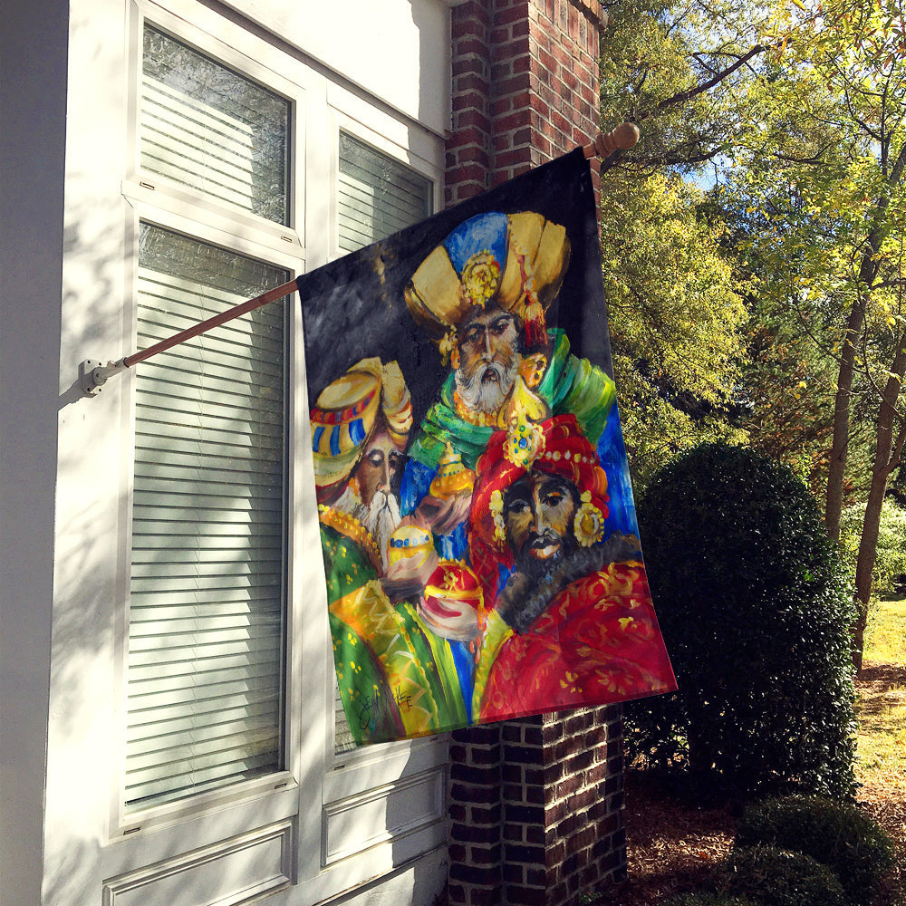The Three Wise Men House Flag 28x40 Porch Sleeve Pole Decorative Outside Yard Banner Artwork Wall Hanging, Polyester