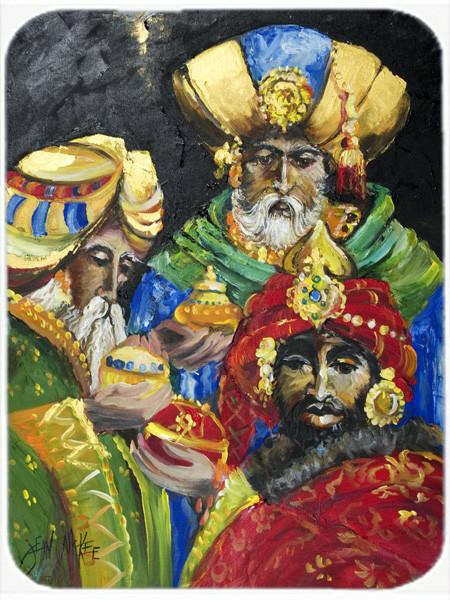 The Three Wise Men Cutting Board Tempered Glass Kitchen Cutting Surface, Heat Resistant Chopping, Non-Slip Feet, Food Prep & Serving