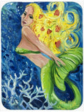 Blonde Mermaid Mouse Pad, Heat Resistant Trivet Hot Pad , Non Slip Rubber Desk Mat, Kitchen Counter Protector, Home Office Decor Gift