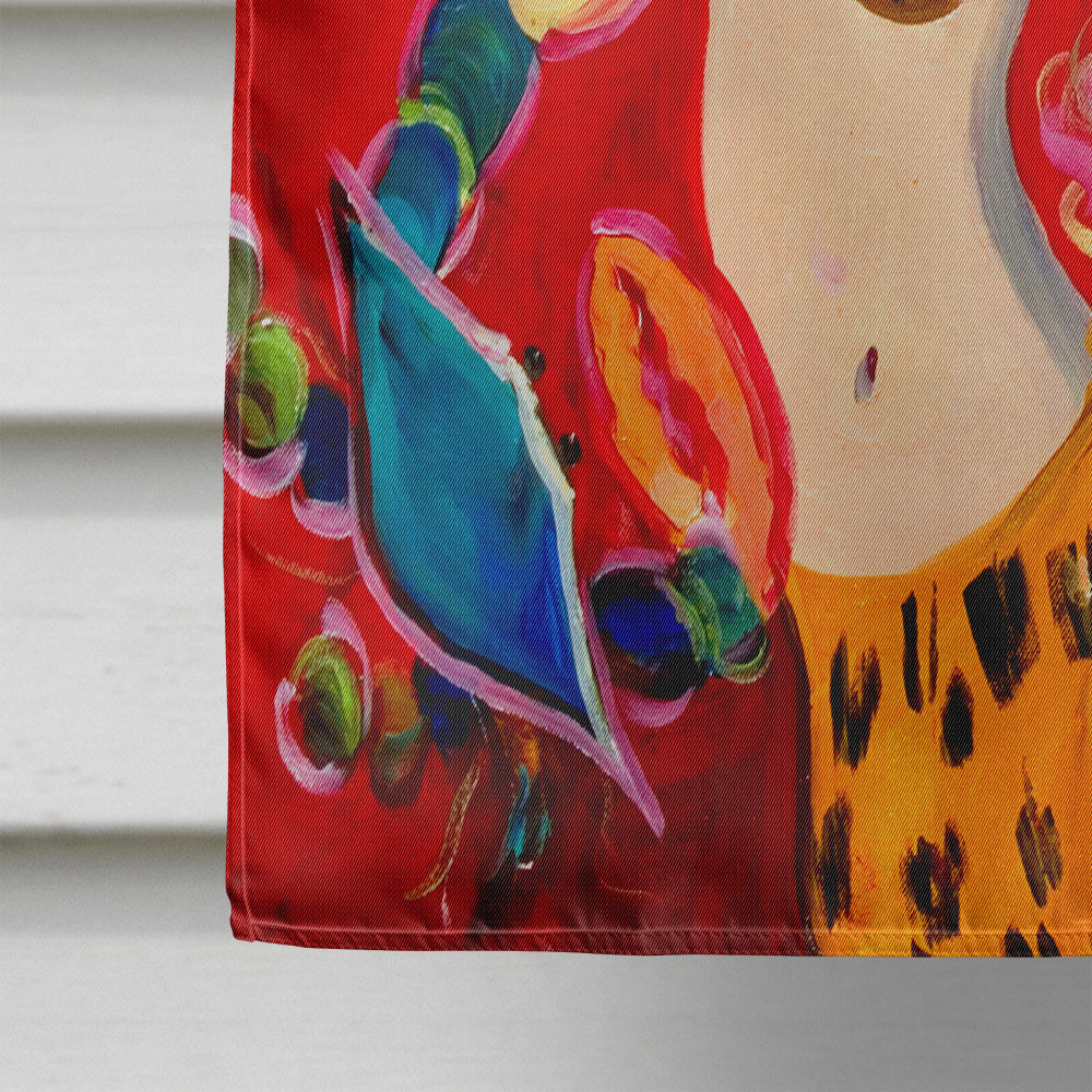 Red Mermaid House Flag 28x40 Porch Sleeve Pole Decorative Outside Yard Banner Artwork Wall Hanging, Polyester