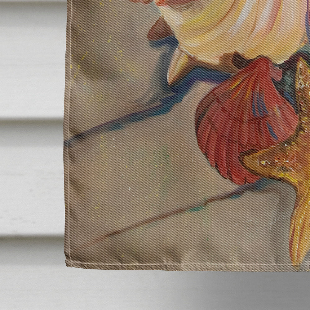 Shells House Flag 28x40 Porch Sleeve Pole Decorative Outside Yard Banner Artwork Wall Hanging, Polyester